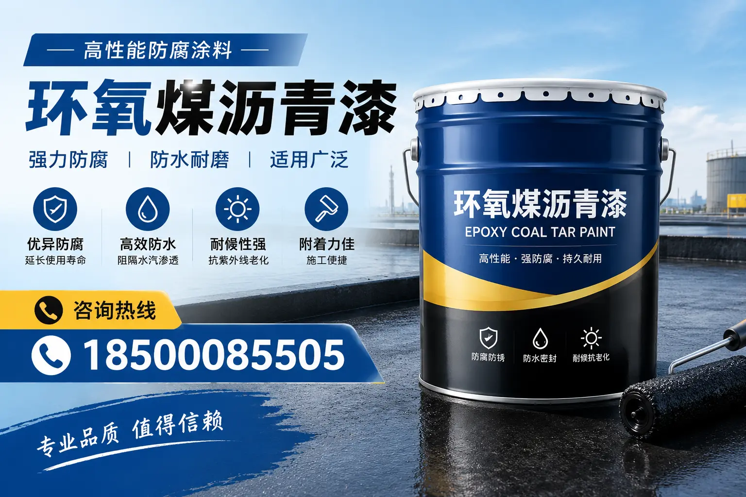 环氧煤沥青漆的主要成分与功能，朝阳用户深度了解